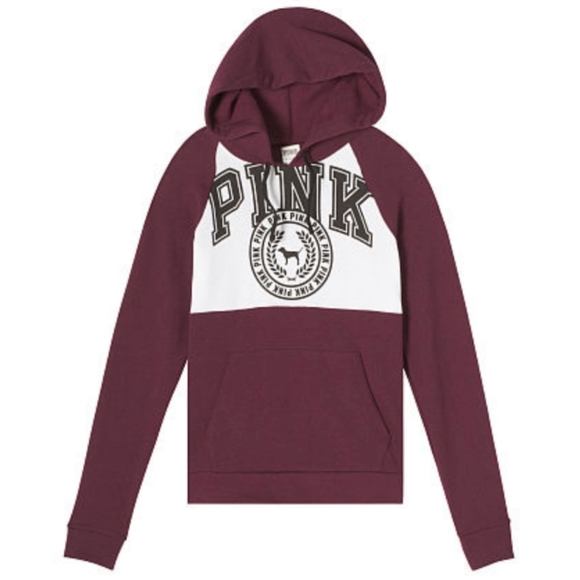 PINK Victoria's Secret Tops - PINK VICTORIA'S SECRET HOODIE SIZE M